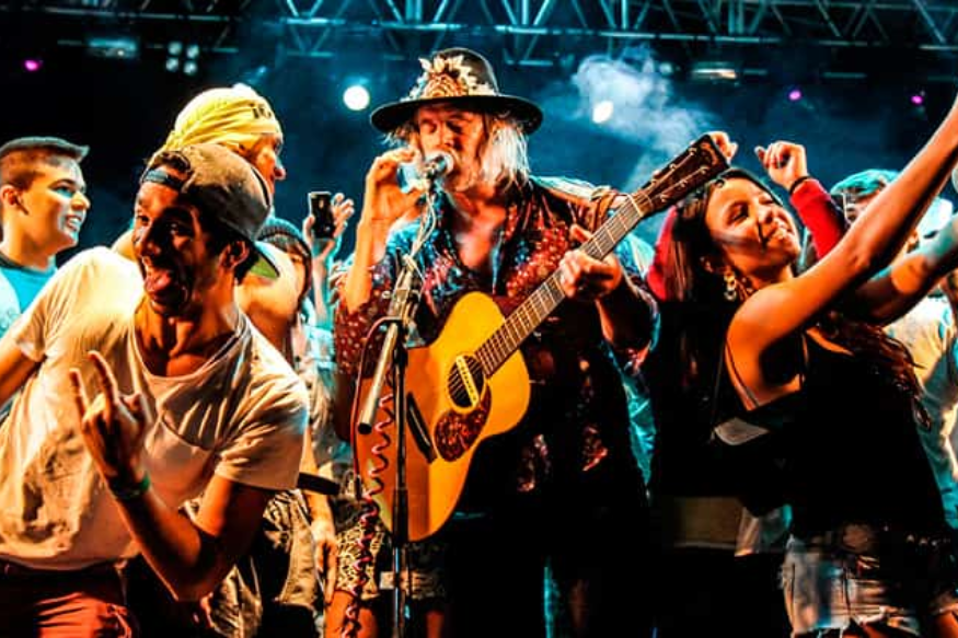Tony Don puts on an incredible show with his rock group